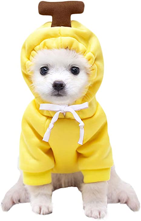 Fleece Fruit Hoodies Pet Dogs Costume