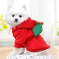 Fleece Fruit Hoodies Pet Dogs Costume