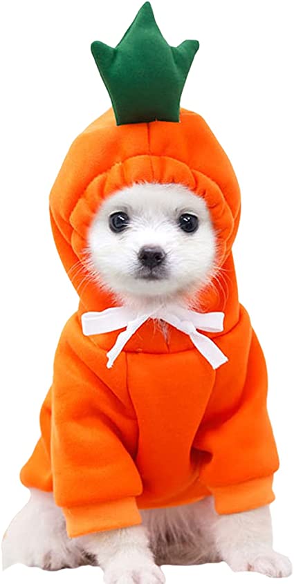 Fleece Fruit Hoodies Pet Dogs Costume