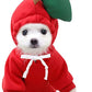 Fleece Fruit Hoodies Pet Dogs Costume