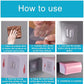 Kitchen and bathroom double sided punch free seamless paste hook