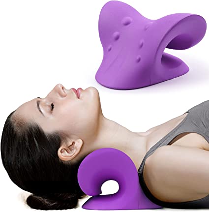 Neck and Shoulder Relaxer, Acupressure Back Support Massage Pillow