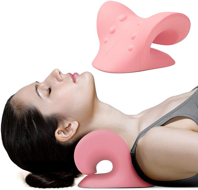 Neck and Shoulder Relaxer, Acupressure Back Support Massage Pillow