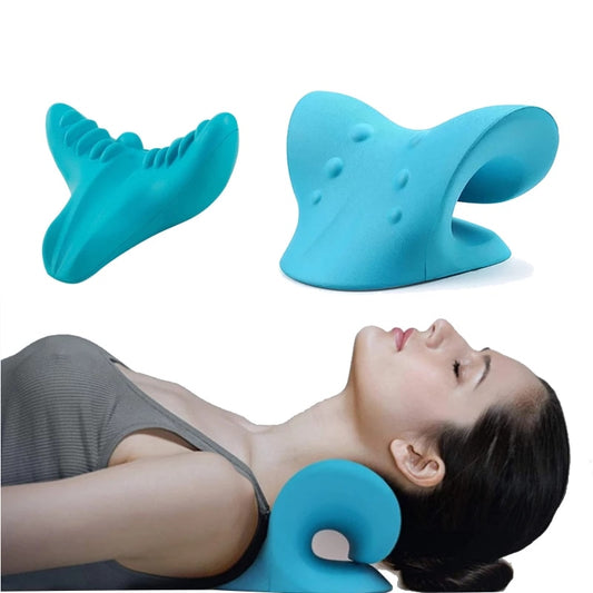 Neck and Shoulder Relaxer, Acupressure Back Support Massage Pillow