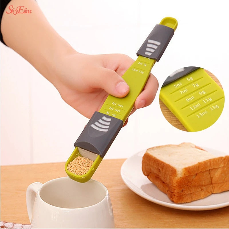 Adjustable quantitative spoon coffee measuring spoon baking measuring spoon