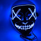 Halloween EL glow mask Black light cold mask KTV dance party LED mask