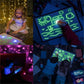 Luminescent Light Drawing Board 3D Magic Fluorescent Glow In Dark Painting Pad