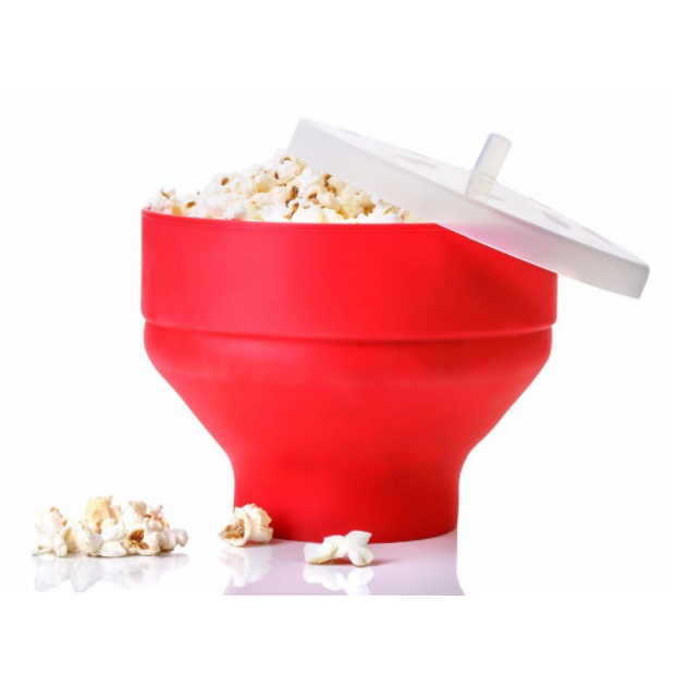 Microwave oven foldable Silicone popcorn bucket