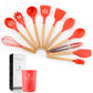 11-piece Kitchenware Set Silicone Kitchenware Set with Wooden Handle