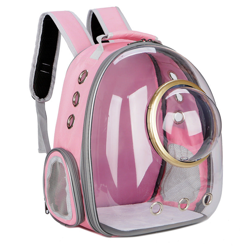 Transparent Outing Portable Space Cat Backpack