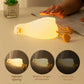 LED Lying Flat Duck Silicone Night Light USB Charging Bedside with Sleep Night Light Pat Dimming Atmosphere Table Lamp