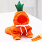 Fleece Fruit Hoodies Pet Dogs Costume