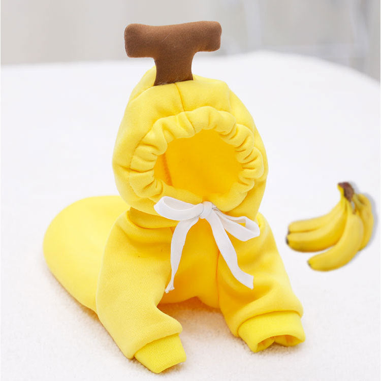 Fleece Fruit Hoodies Pet Dogs Costume