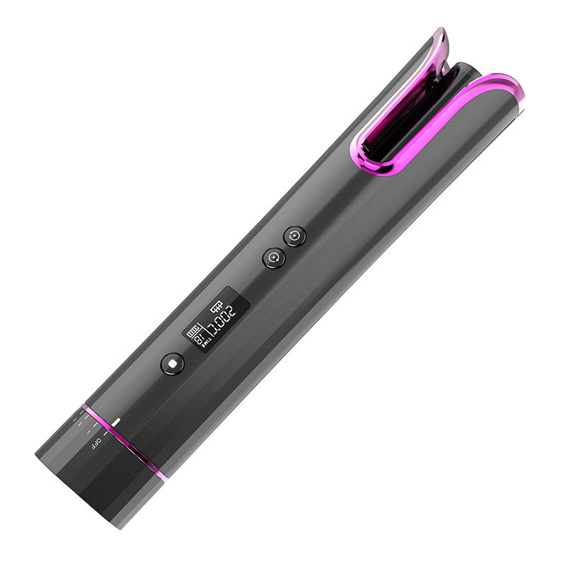 USB Rechargeable Wireless Auto Rotate Hair Curler Ceramic Spinning Automatic Roller Portable Styling Tools