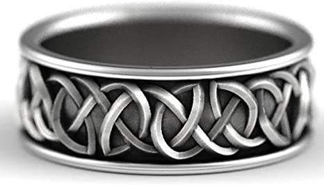 Retro Wolf Totem Rings, Norse Viking Wolf Ring