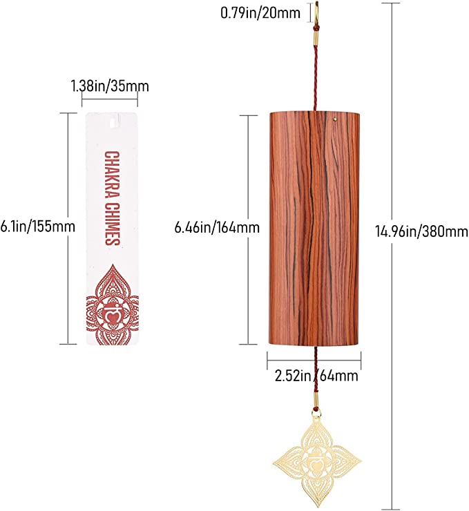 Natural Bamboo Wind Chimes Meditation Chord Windchime Wind Bell