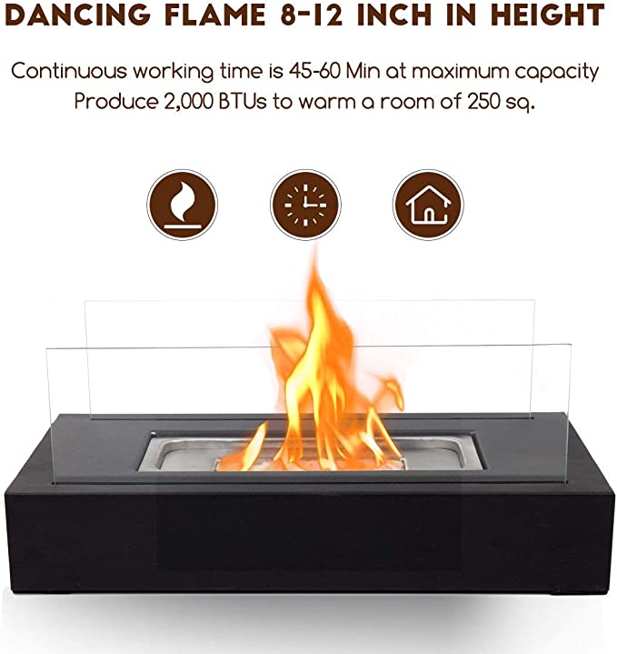 Tabletop Portable Ethanol Fireplace