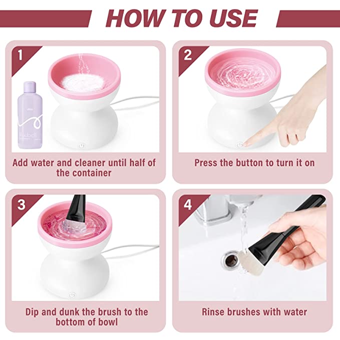 Makeup brush cleaner