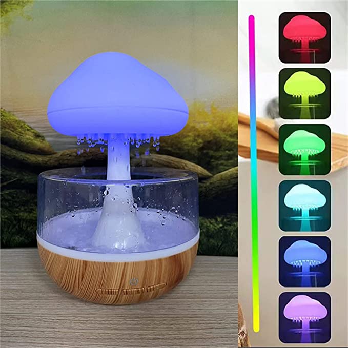 Raindrop Rain Cloud Household Colorful Essential Oil Humidifier