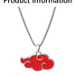 Akatsuki Red Cloud Pendant Necklace