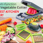 9in1 Multi-functional Vegetable Cutter Potato Slicer Carrot Grater Kitchen Accessories Gadgets Steel Blade Kitchen Tool