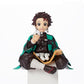 The Demon Slayer Eating Rice Balls Sitting Pose Figure