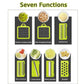 9in1 Multi-functional Vegetable Cutter Potato Slicer Carrot Grater Kitchen Accessories Gadgets Steel Blade Kitchen Tool