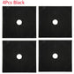 1/2/4pcs Stove Protector Cover Liner Non-Stick Aluminum Foil