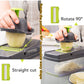 9in1 Multi-functional Vegetable Cutter Potato Slicer Carrot Grater Kitchen Accessories Gadgets Steel Blade Kitchen Tool