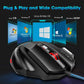 Wired Gaming Mouse RGB Silent Mouse 5500 DPI Ergonomic Mouse With LED Backlight