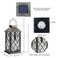 LED Solar  Flameless Candle Hanging Lanterns Waterproof