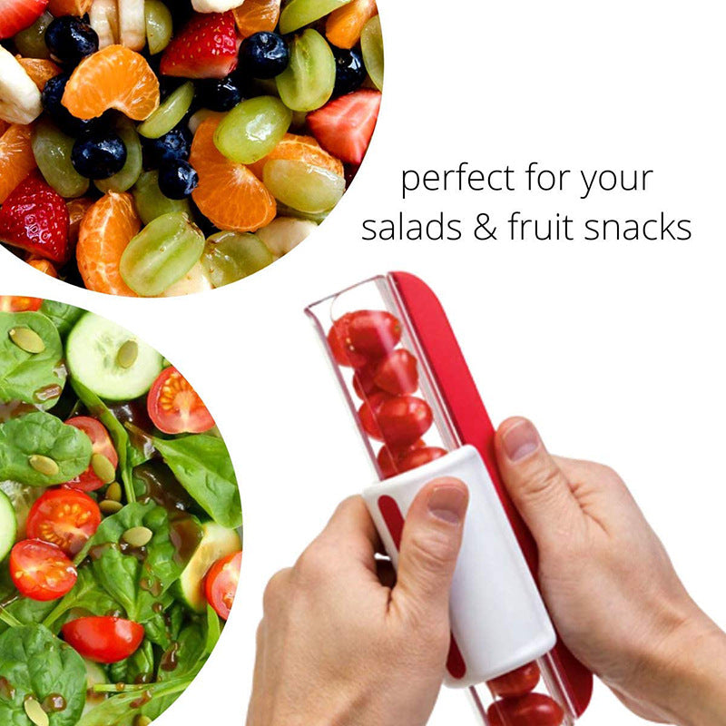 Grape Tomato and Cherry Slicer Vegetable Fruit Zipper Slicer