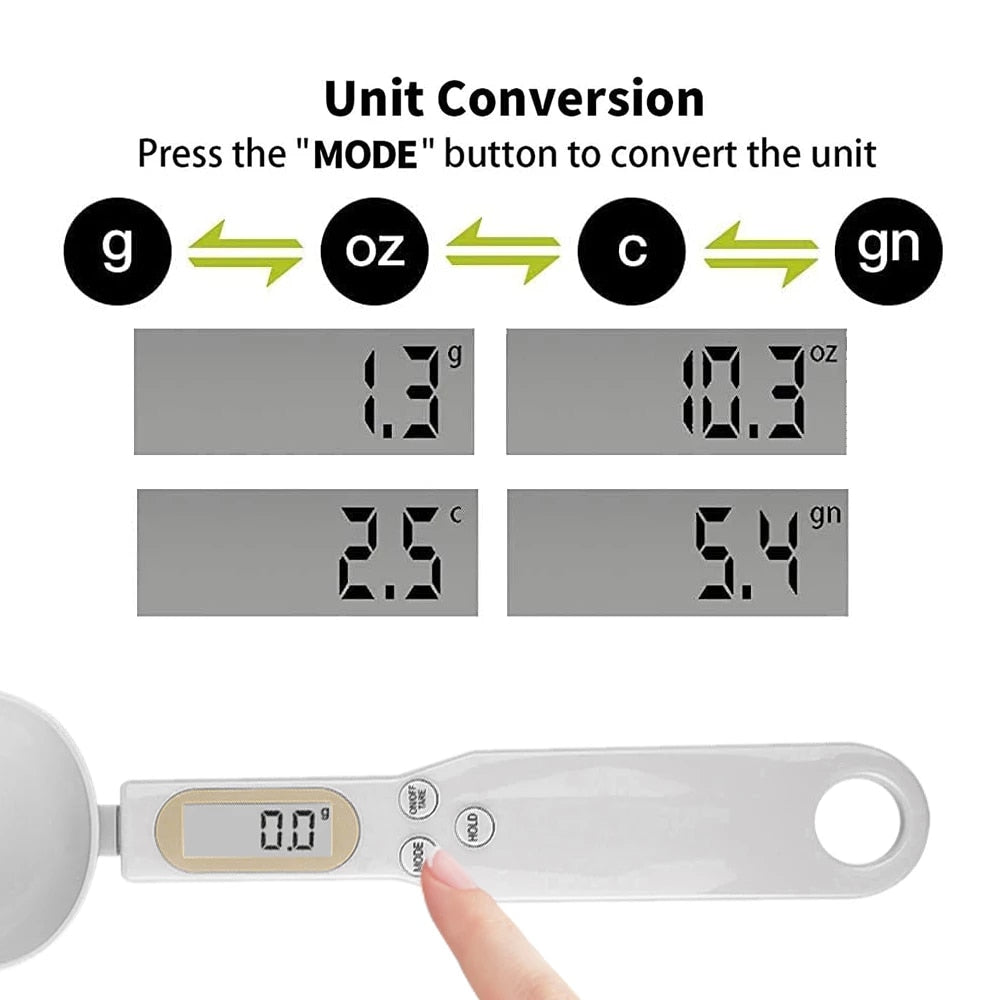 Spoon scale electronic scale 500G gram weight ( 0.1 Measuring spoon)