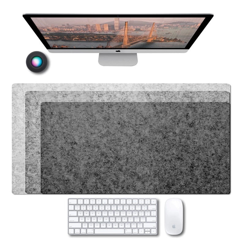 Table Keyboard Big Mouse Pad Wool Felt Laptop Gamer Mouse Pad