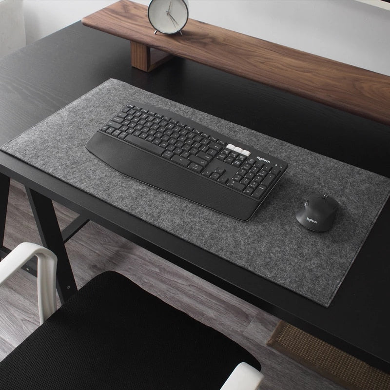 Table Keyboard Big Mouse Pad Wool Felt Laptop Gamer Mouse Pad