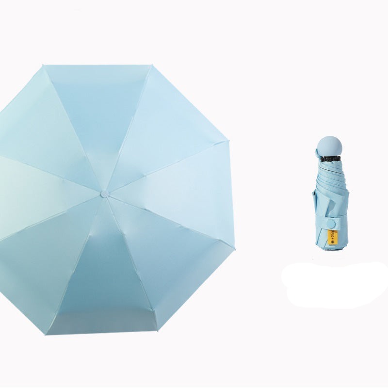 Light and Small Mini Umbrella with Cute Case