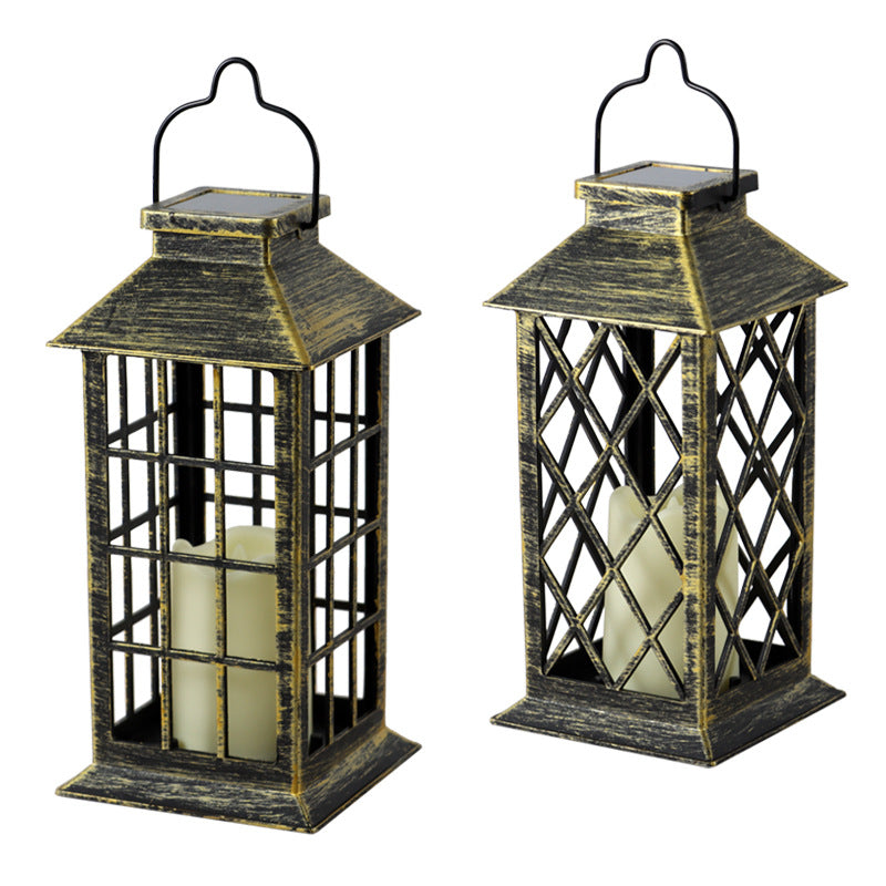 LED Solar  Flameless Candle Hanging Lanterns Waterproof