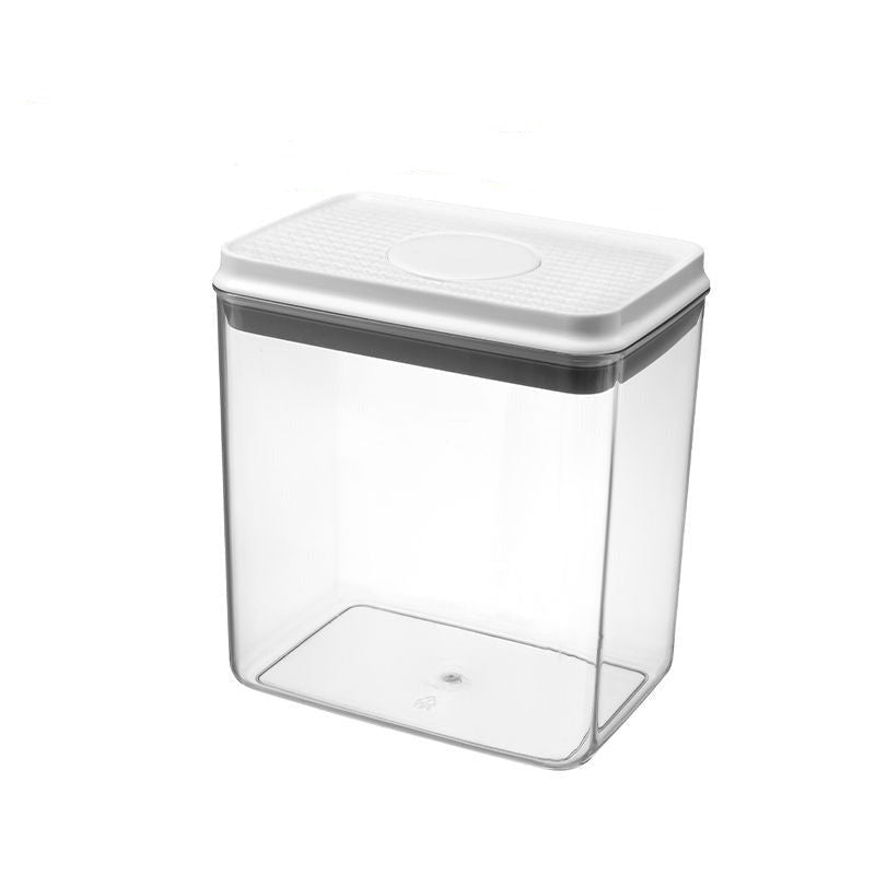 Vacuum fresh-keeping box press-type plastic sealed tank kitchen storage tank