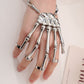 Halloween jewelry skull skeleton ghost claw finger bracelet