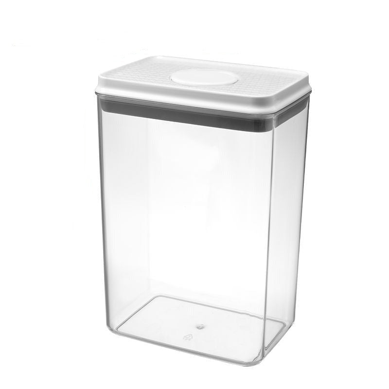 Vacuum fresh-keeping box press-type plastic sealed tank kitchen storage tank