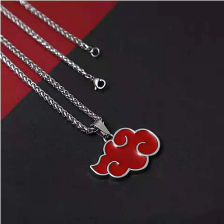 Akatsuki Red Cloud Pendant Necklace