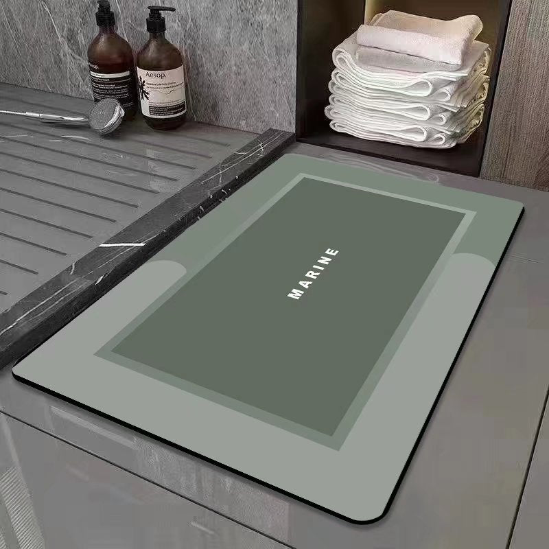 Floor mat thermoplastic rubber material TPR floor mat bathroom door mat bathroom non-slip quick-drying water-absorbing mat