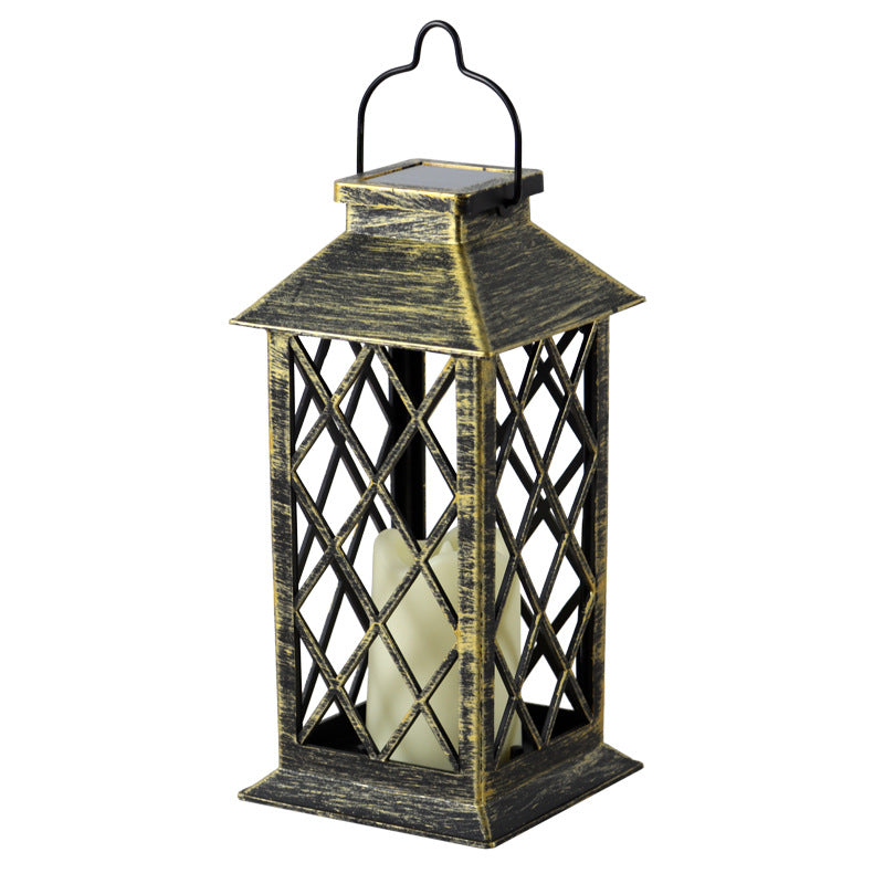 LED Solar  Flameless Candle Hanging Lanterns Waterproof