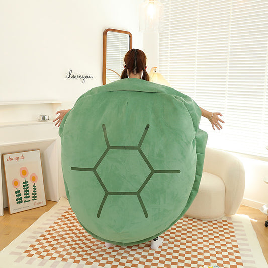 Wearable Turtle Shell Pillows, Tortoise Plush Pillow Turtle Shell Stuffed Animal Costume Plush Toy Funny Dress Up