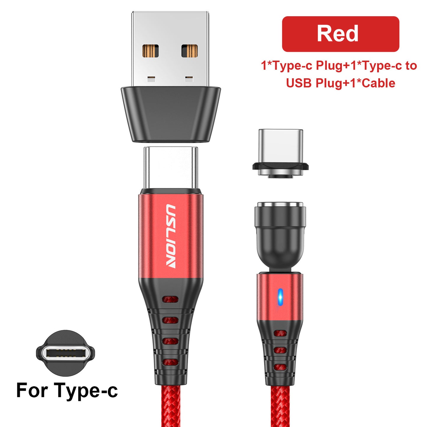 6-in-1 Fast Charging Magnetic Data Cable