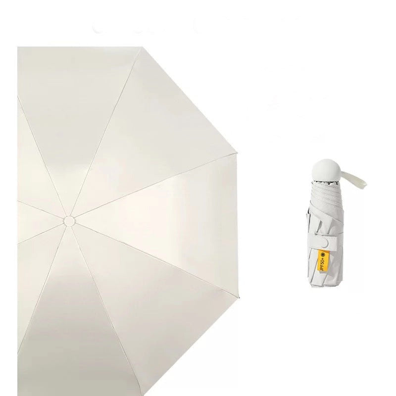 Light and Small Mini Umbrella with Cute Case