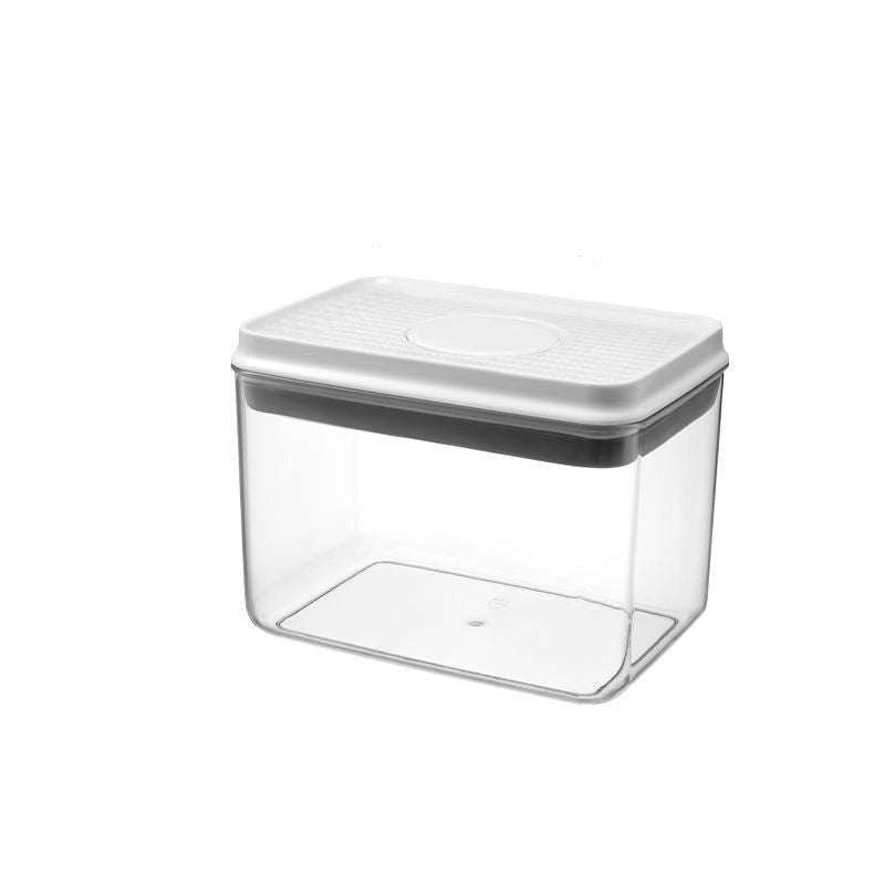 Vacuum fresh-keeping box press-type plastic sealed tank kitchen storage tank