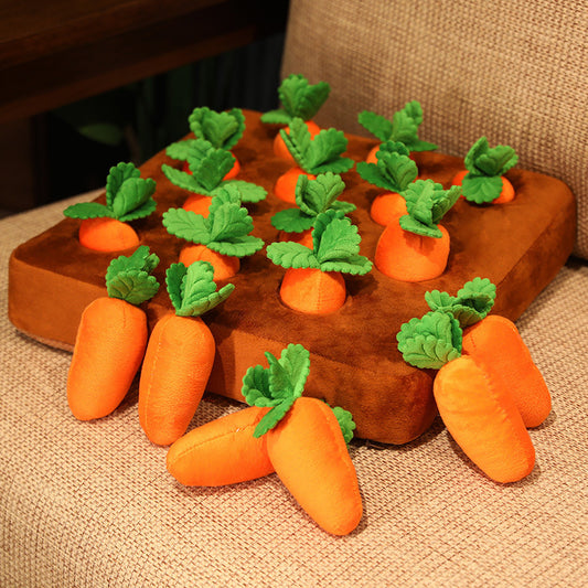 Pulling Up Carrots Plush Toy Pet Dog Toys