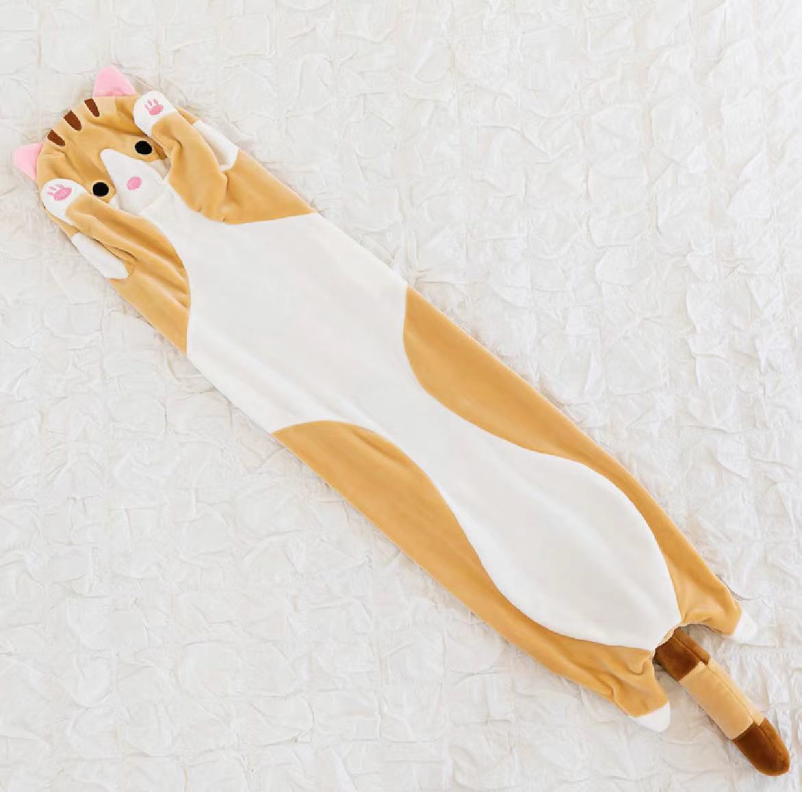 Long Cat Plush Body Pillow (3 color/ 50cm-130cm)