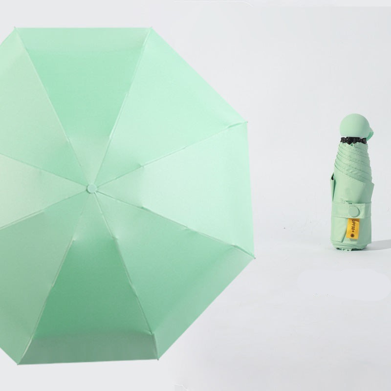 Light and Small Mini Umbrella with Cute Case